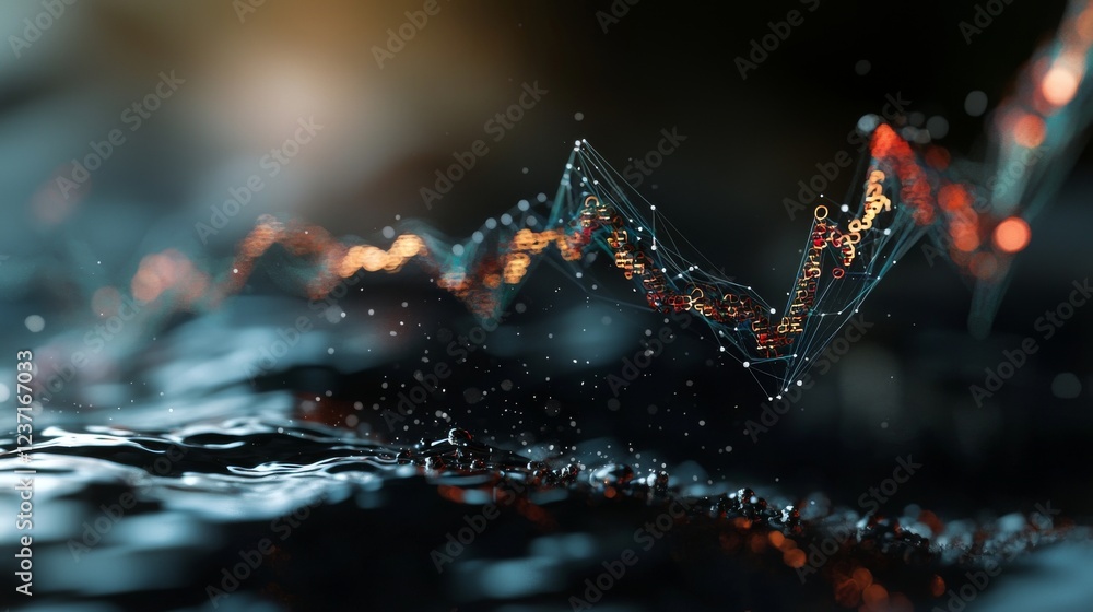 Aufkleber big data technology, data science, stock analysis, generative stock, deep learning, machine learning