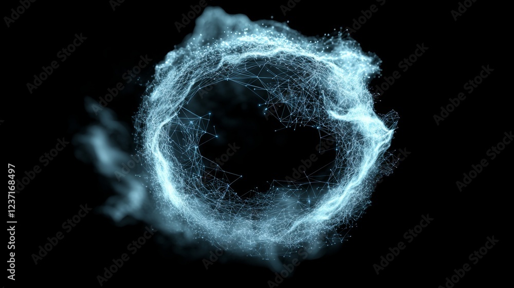 Poster internet connection technology concept. supercomputer neural communications and cloud computing. des
