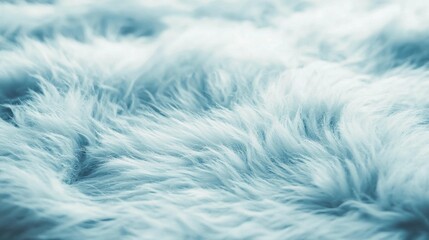 Obraz premium Soft and Cozy Light Blue Fuzzy Texture for Background or Decor