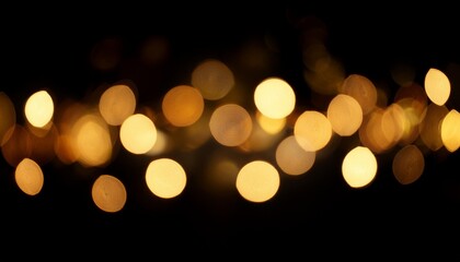 a blurry photograph of a group of gold lights on a black historical past excessive quality