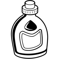 Wash Bottle Laboratory Research Vector Illustration – Clipart, Line Art & Cartoon Design, Wash bottle laboratory research vector illustration, clipart, and line art for digital products.