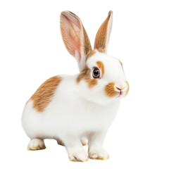 miniature Draft Rabbit isolated