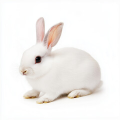 Obraz premium miniature Draft Rabbit isolated