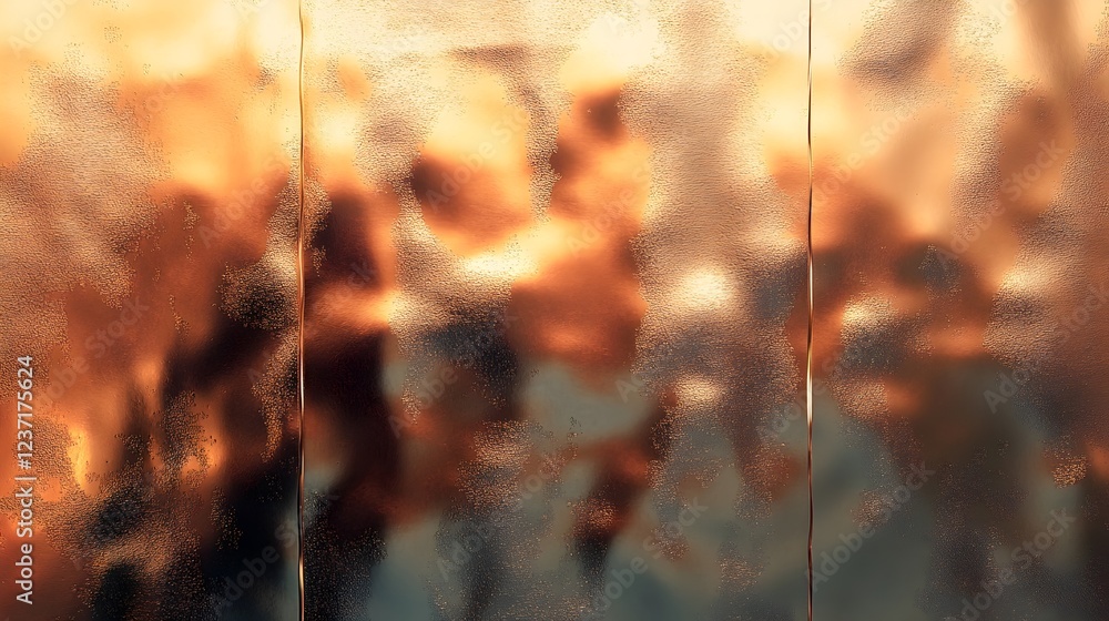 Poster abstract golden texture background warm hues digital art modern design elegant style premium quality