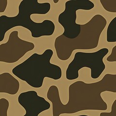 Retro Old School Duck Hunting Camouflage Seamless Camo Pattern Texture