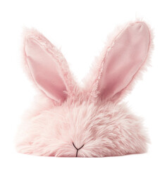 Obraz premium Soft pink bunny hat for dress-up fun! isolated on transparent background