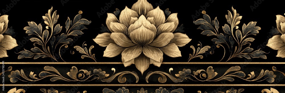 Poster abstract panoramic background featuring a creative geometric art pattern with texture and a modern b
