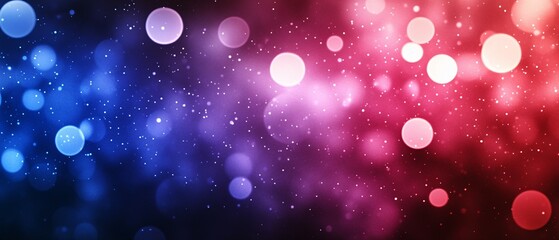 Obraz premium Abstract Blue And Red Bokeh Lights Background