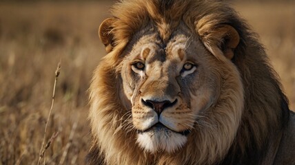 Fototapeta premium portrait of a lion