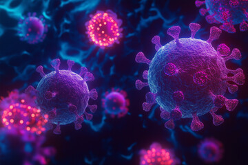 Detailed Visualization of Viruses: Highlighting Rare Disease Research and Pathogen Dynamics