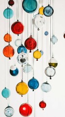 Colorful Glass Balls Hanging Decor