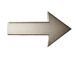Grey arrow, realistic depiction, isolated object, clean design, sharp lines, precise shape, natural shading, high detail, professional illustration, digital art, transparent PNG background, high resol