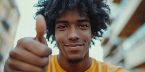 Thumbs Up Selfie