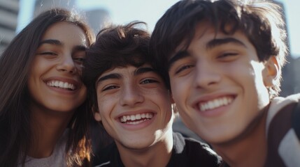 Fototapeta premium Youthful Exuberance and Bonding