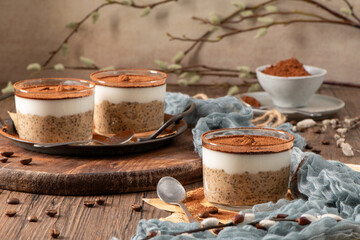 Tiramisu Chia Pudding