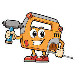 Jigsaw Construction Tool Vector Illustration – Cartoons, Clipart & Line Art Design, Create stunning jigsaw construction tool vector illustrations for your digital products.