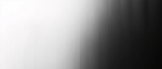 Obraz premium Abstract grayscale image showing a gradual transition from white to black