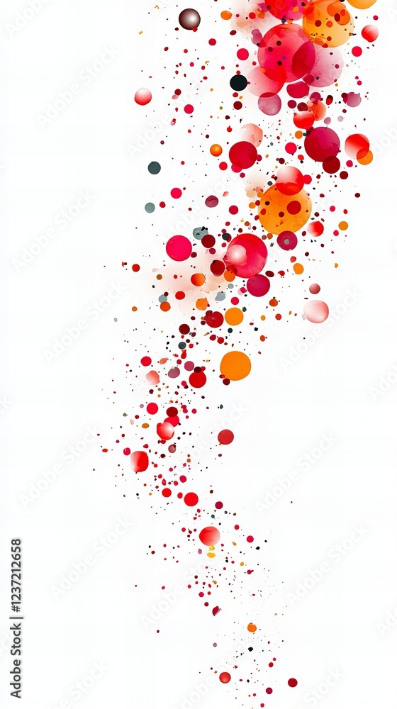 Poster Abstract background with colorful circles, creating a vibrant and dynamic design.