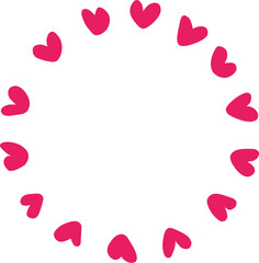 Hand drawn love ornament suitable for valetine day decoration or love related event