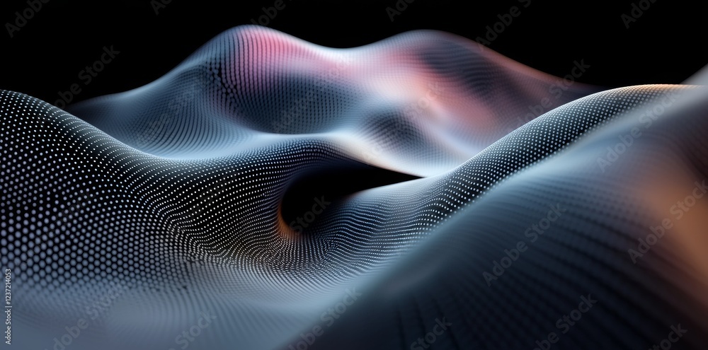 Poster abstract neural network. big data concept. global database and stock. bright, colorful 3d illustrati