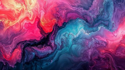 Luxury Fluid Art: Premium Abstract Marble Paint Background.