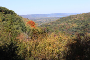 Birds eye view of Grandads Bluff in La Crosse, Wisconsin