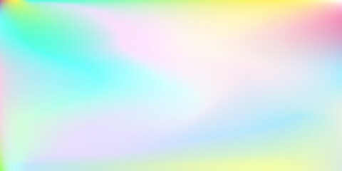 Abstract blurred gradient mesh background. Colorful smooth banner template. Holographic Texture. Metal Gasoline Brochure.Purple Pop Background.Neon Poster.