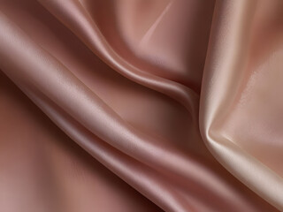 Fototapeta premium Pastel light soft pale powder pink brown dusty rose beige white abstract background. Silk satin fabric. Color gradient ombre blurred. Curtain draped crease wave line.Elegant subtle luxury. Design 