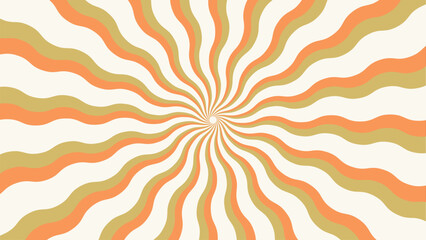 Retro sunburst background with rays or stripes in the center. Sun burst retro background. Star burst abstract backdrop. Vector illustration