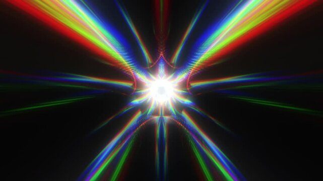 Psychedelic colorful abstract artistic background loop in 4k resolution
