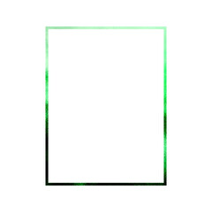 Green Glitter Frame Graphic Design