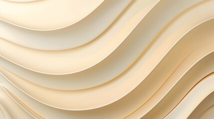 Abstract wavy design in soft beige tones, ideal for backgrounds and textures.