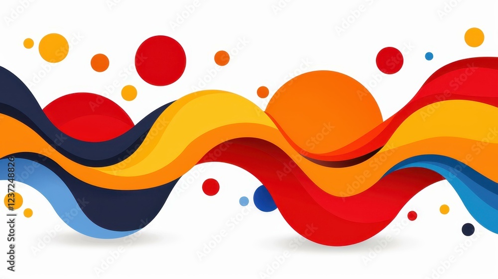 Aufkleber explore the seamless blend of science and technology in this vector graphic representing internet co