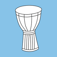 Doodle Brazil Clipart: Cartoon Brazil Clipart: Kawaii Black and White Doodles of Brazilian Culture