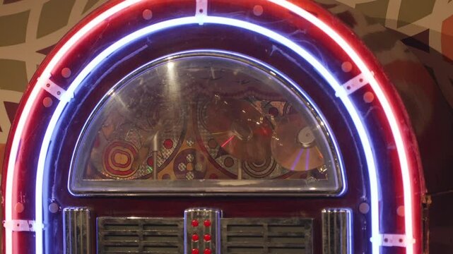 slot machines at night	