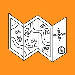 Cartoon China Clipart: Kawaii China Clipart: Black and White Doodle Clipart of Chinese Culture