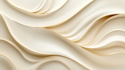 Obraz premium Creamy Gold Abstract Design Background