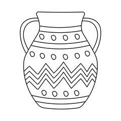 Doodle Egypt Clipart: Kawaii Egypt Clipart: Outline Egypt Cartoon Doodles