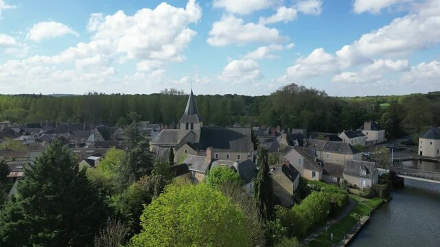 &Eacute;glise Malicorne drone 3
