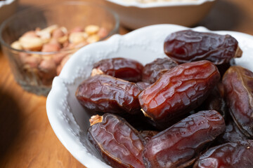 dried dates in a bowl
