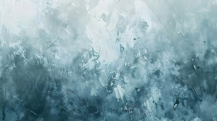 Fototapeta premium A textured abstract background featuring cool tones of blue and white, evoking a serene atmosphere.