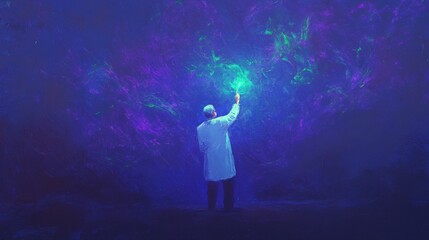 Fototapeta premium A stock illustration that represents the concept of Medical research and breakthroughs