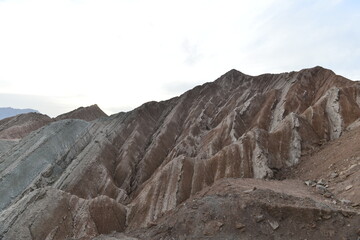Geomorphic Scenery Desert in Xinjiang, China