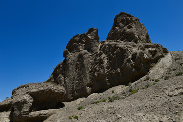 Geomorphic Scenery Desert in Xinjiang, China