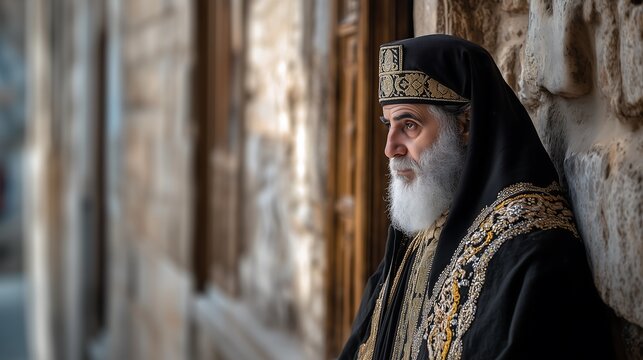 Sacerdote Fariseu no Templo de Jerusal&eacute;m: Tradi&ccedil;&atilde;o e F&eacute;; Pharisee Priest in the Temple of Jerusalem: Tradition and Faith