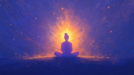 A stock illustration that represents the concept of Ayurvedic medicine and wellness