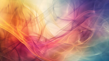 Abstract colorful waves creating a vibrant, dynamic background.