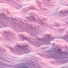 Fototapeta premium Abstract Pink and Lavender Polygonal Wave Pattern