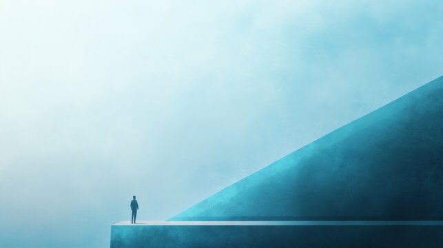 A stock illustration that represents the concept of Workplace burnout prevention