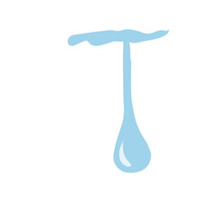 collection of water dripping